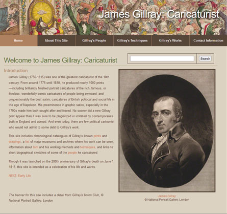 James Gillray: Caricaturist